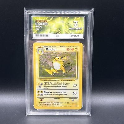 Raichu 14/102 Holo Base Set Pokémon TCG ACE 7