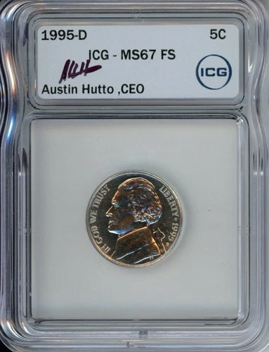 1995-D Jefferson Nickel — photo from the most recent tracked eBay sale
