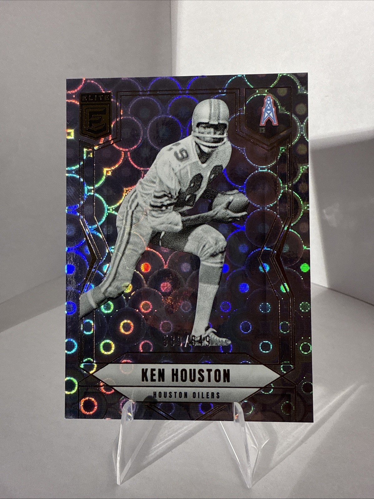 2025 Panini Donruss Elite - Ken Houston #96 Lavender Pyramids /649