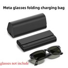 Compatible with Meta Ray-Ban Smart Glasses Wireless Charging & Storage Pouch