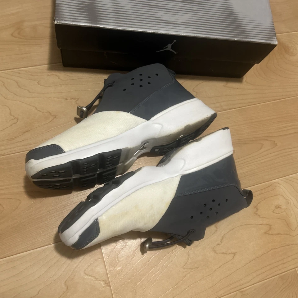 Air Jordan Roy Jones Jr Bolo 训练鞋美国男式 9.5 码白色/灰色 — 第 2/4 张图片