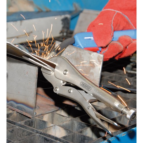 Draper Self Grip Sheet Metal Welding Clamp 240mm Quick Release 14027 - Picture 3 of 3