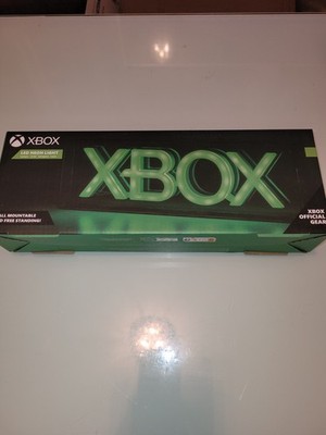 XBOX: Offizielle XBOX Gear: LED grünes Neonlicht. Wandmontage oder freistehend 