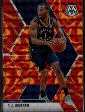 2019-20 Panini Mosaic #165 T.J. Warren Reactive Orange