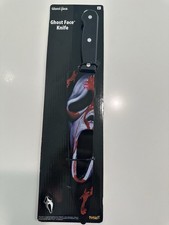 Spirit Halloween GhostFace Akcesoria Horror Print Krzyk Sztuczny nóż - NOWY