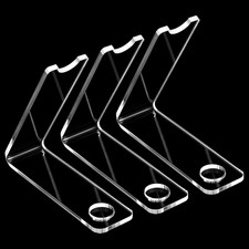 3 Pcs Acrylic Single Pen Holder Pen Display Stand Clear Acrylic, Transparent Pen