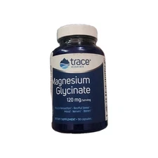 Trace Magnesium Glycinate (120mg)  90 Capsules.