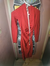 NWT House of CB London Woman RED DRESS XS. Long Sleeve