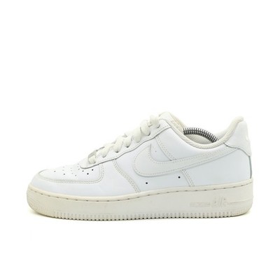 Nike Damen Air Force 1 Low Schuh Weiß Leder Top Atmungsaktiv Sneaker EU 38,5