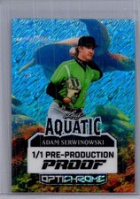 Adam Serwinowski 2025 Leaf Optichrome Baseball 1/1 Pre Production Proof