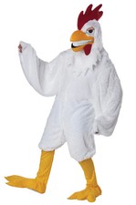 Brand New What The Cluck Chicken Mascot Adult Costume