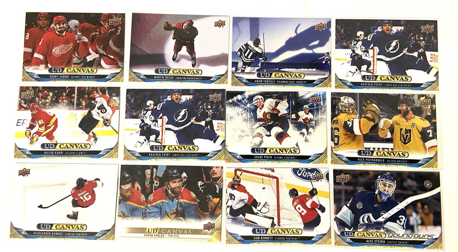 2024-25 Upper Deck UD Canvas Insert Lot of 12 Hockey Cards