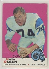 1969 Topps Merlin Olsen #34 HOF 1m8