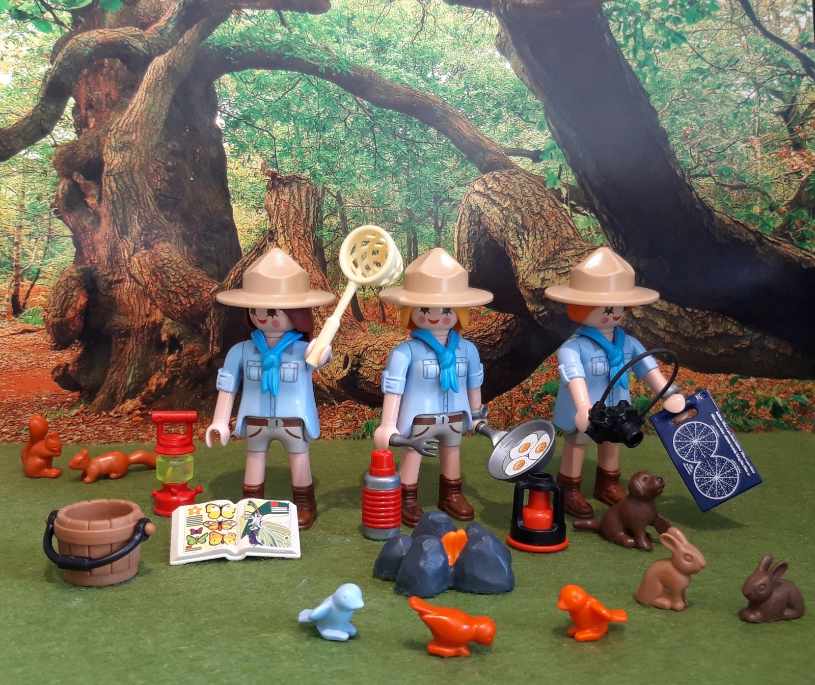 Playmobil 591 Boy Scout de collection avec insigne rare et écusson détaillé