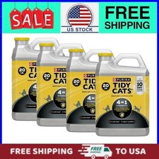 4 pack, Purina Tidy Cats 4-in-1 Clumping Cat Litter, Odor Control, Low Dust, 20