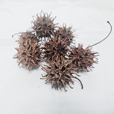 50 Ct SWEET GUM TREE Balls - Crafts, Christmas Decor, Wreath Filler, Wedding