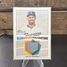 Topps Heritage 2026 Marcus Semien Clubhouse Collection Relic #CCR-MS Rangers
