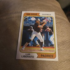 2023 Topps Heritage - #168 Luis Liberato (RC) San Diego Padres