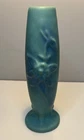 Van Briggle Art Pottery 7” Turquoise Floral Bud Vase Colorado Springs Vintage