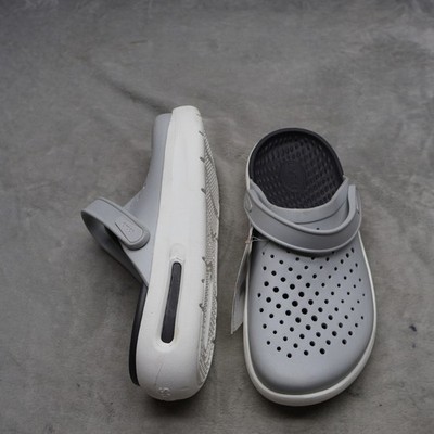Crocs Unisex M9 W11 Clogs Grey LiteRide InMotion Slip On Comfort Sporty Casual