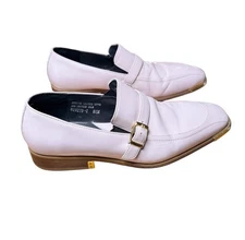 Giorgio Brutini Private Collection Men’s Petal Pink Monk Strap Loafers Sz 8.5M