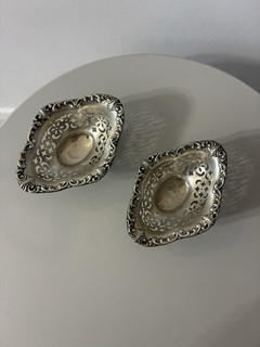 Birks Pierced Silver Bowl On Feet Hallmarked Birks Sterling Silver