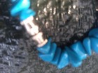 Blue Turquoise Nugget Necklace 17" — photo 4