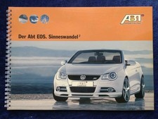 Vw Abt Eos Change Of Heart Brochure Ring Binder 2006