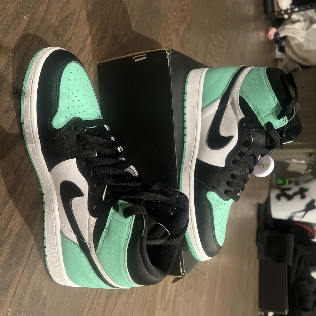 Jordan 1 Retro OG High Green Glow | eBay