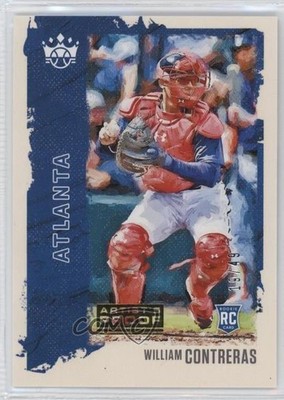 2021 Diamond Kings Artist Proof Gold 19/49 William Contreras #34 Rookie RC 0nr3