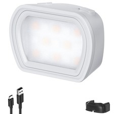 Neewer Basics Video Light, Pocket 3 , Magnetic, 1.3W, Usb-C Rechargeable, Auxil