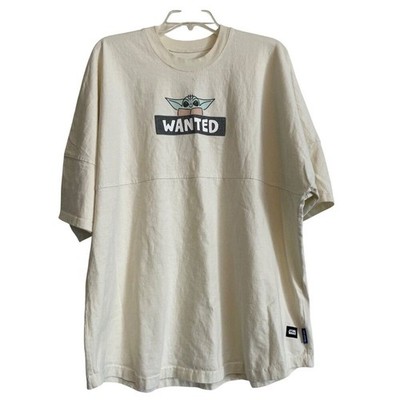 Star Wars Spirit Jersey Wanted Grogu Oversized T-Shirt XXL Disney Parks Unisex