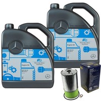 SCT ÖLfilter 10L MotoröL 5W-40 MB 229.5 FüR Mercedes-Benz 190 D 2.0
