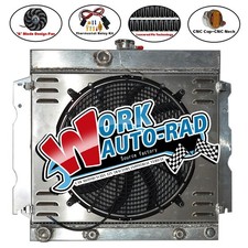 Aluminum Radiator Shroudfan For 1963-1968 Dodge Charger Dart Coronet V8 22w