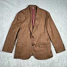 Bonobos Standard Fit Wool Linen Blazer Men's 40 Short Professor Preppy Academia