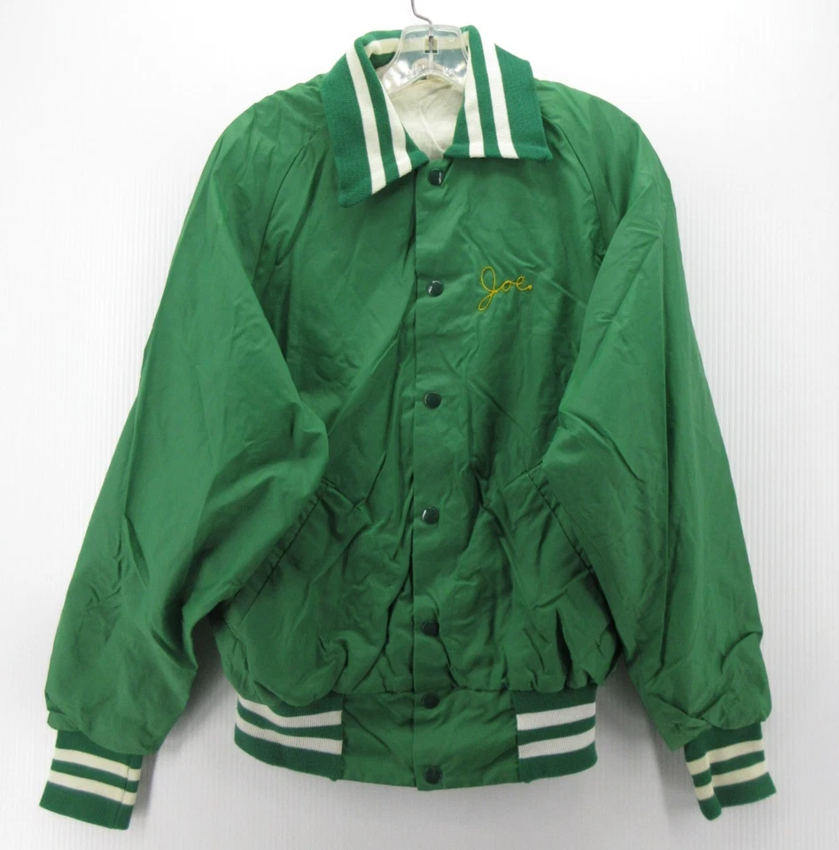 VINTAGE Don Alleson Jacket Men Medium Indian Head Bomber High School Varsity 70s - Image 2 of 4