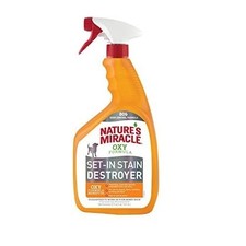 Nature's Miracle Dog Oxy Set-In Stain Destroyer  Odor Remover Orange Scent 32oz