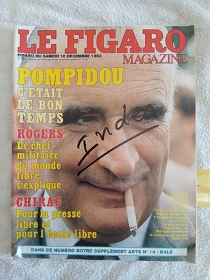 FIGARO MAGAZIN 10.12.1983 POMPIDOU KOHL PATCH KINDER MUSEUM BALLENPIERAL ASLAN