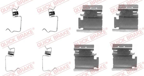 Quick Brake ZubehöRsatz, Scheibenbremsbelag Vorne Hinten FüR Renault Toyota VW-image