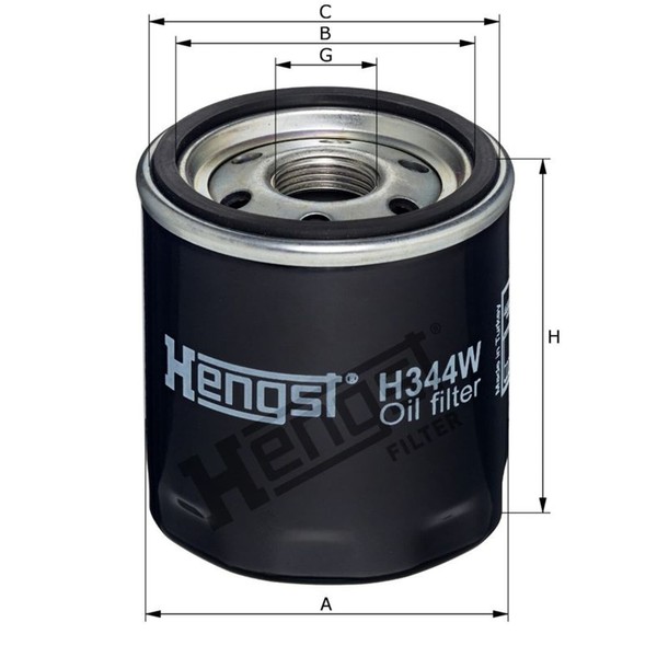 Hengst Filter ÖLfilter Anschraubfilter Passend FüR Cadillac ATS CTS Chevrolet CA-image