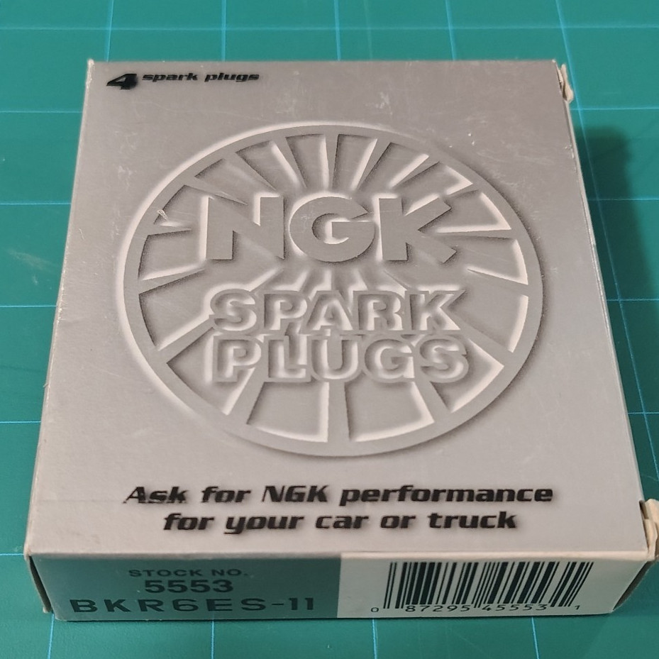 NGK Spark Plug BKR6ES-11 5553 4 Pack for Acura Honda Isuzu Lexus - Genuine New