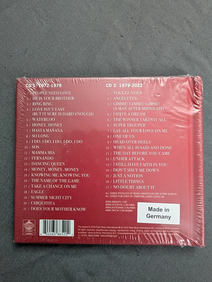 ABBA - The Singles - The First Fifty Years - 2CD Set / Bonus Booklet - NEW - Image 2 of 3