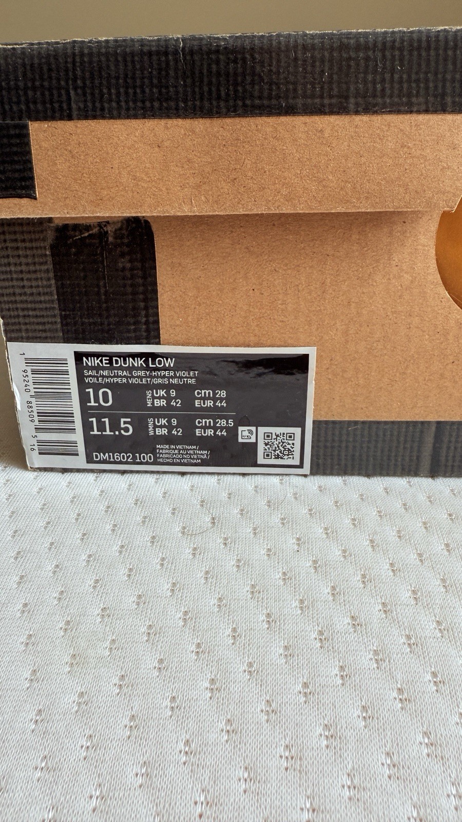 Off white x Nike Dunk Low lotto 21 UK9 US10 NUOVISSIME