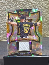 2025 Panini Select - Selective Swatches Bubba Chandler #SS-BC Ice Prizm (MEM)
