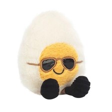 Jellycat Amuseables Blushing Egg 4 Plush Sitting Retired Stuffed Toy Soft