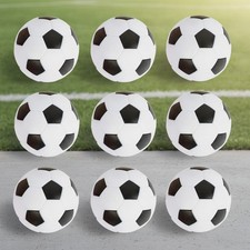 Pack of 9 Foosball Balls Mini Soccer Balls-1.42 Inch