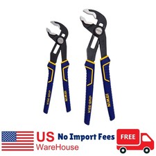 IRWIN Tools Vise-Grip GrooveLock Pliers Set, V-Jaw, 2 Piece