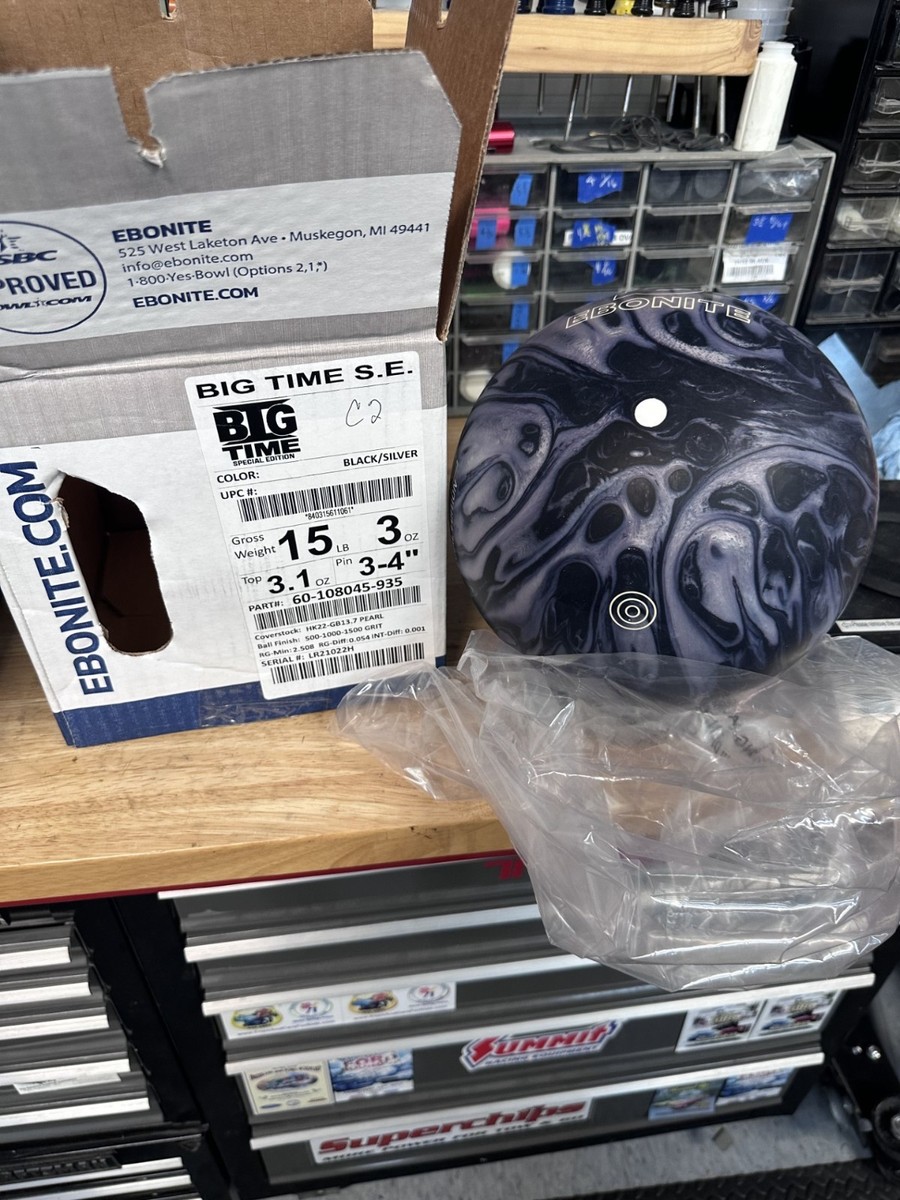 【新品未使用】ビッグタイムSE 15ポンド NEW - NIB 15lb Ebonite 