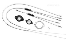 BMX Bike Gyro Brake Cables,Full Kit BMX Bicycle Brake Line Set Cable Wire,Fro...