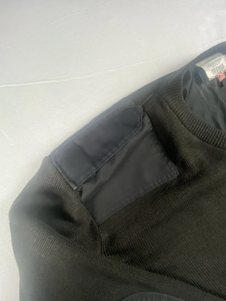 GORE WINDSTOPPER Duty Uniform Sweater XL V-Neck USA Made Rank Epaulettes - Image 4 of 4